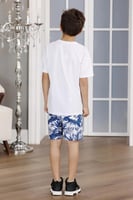 طقم ترنج ولادي ابيض 2924