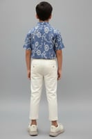 بنطلون ولادي بيج الخصر مطاط 4189-