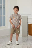 قميص ولادي مشجر نص كم 4103