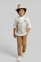 قبعه ولادي بيج مخطط HAT4162