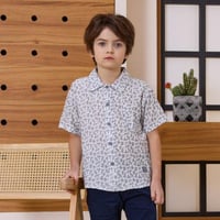 قميص ولادي مشجر 4020