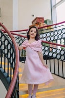 فستان بناتي سهرات فراشات بارزة S01198