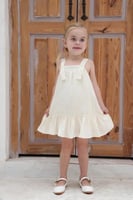 فستان ابيض كت للبنات 7025