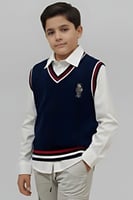 قميص داخلي مع سترة صوف 4196