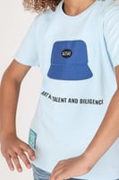 تي شيرت أطفال كلاسيكي صورة قبعة 2645