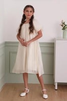 فستان بناتي بيج ناعم نص كم 7132