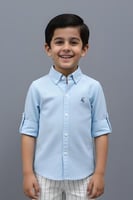 قميص ولادي سماوي كلاسيك 4169