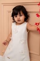 فستان سهرات بيبي سكري ورود بارزة S01189