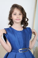 فستان بناتي نيلي كت بطول ميدي - للأعمار من 2 إلى 1...