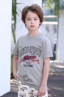 تيشيرت رمادي بطباعة سيارة 4134