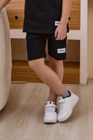 شورت ولادي اسود أنيق 4030