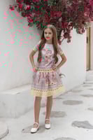 بلوزة بناتي بطبعات فنية 7030