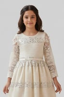 فستان سهرة بناتي بيج كلاسيكي S01290