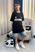 تي شيرت اسود كاجول ولادي sa35b