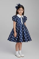 طوق اسود بفيونكة بنات T-024