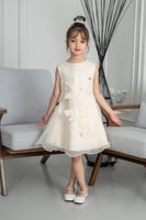 فستان سكري بوردة بالصدر s01141