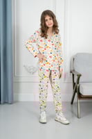 بجامة بناتي قلوب كم طويل 550322