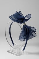 طوق اسود بفيونكة بنات T-024