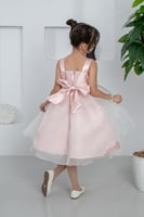 فستان بناتي سهرات اورجينزا S01166