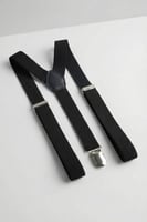 حمالات بنطلون ولادي كلاسيكية مرنة - أسود ملكي BT-1...