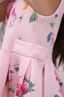 فستان بناتي بنقوش ورود للبنات 7231