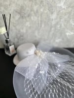 قبعة شعر بناتي تل ابيض 0128877