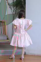 فستان بناتي وردي سهرات S01149