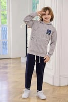 طقم بنطلون هودي فيسات 3019