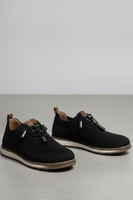 حذاء ولادي أسود انيق بعمر 2 إلى 12 سنة S-007