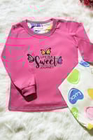 بجامه بناتي جميل فراشه على الصدر 512689