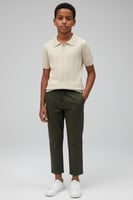 بنطلون ولادي اخضر خصر مطاط 4184-