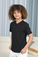 تي شيرت ولادي اسود 2994