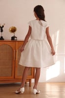 تنوره ابيض للبنات 7223