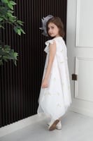 فستان اطفال فراشات سهرة S0807