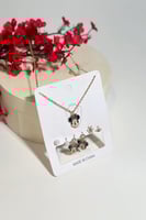 سلس مع حلق بناتي ميني ماوس 5940