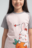 بجامة بناتي برسمة ارنب 221230