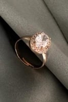 خاتم بناتي كريستال بعدة اشكال 3006-1