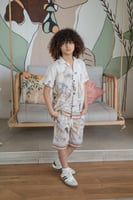 قميص ولادي مشجر كاجول صيفي 4152