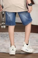 شورت ولادي جينز ازرق 2985