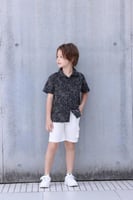 شورت ولادي أبيض مع جيب 4121