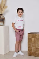 تيشيرت ابيض بكتابه بارزه 4139