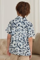 تيشيرت مع جاكيت ازرق 4131