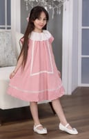 فستان بناتي زهري 2998