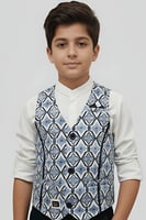 قميص مع سديري ولادي أنيق 4183