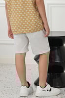 شورت ولادي ابيض انيق 4137