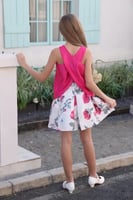 تنورة بناتي مشجر كسرات 7051