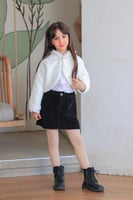 جاكيت بناتي اللون ابيض 11J