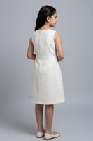 فستان بناتي سكري بجاكت مشجر 7310