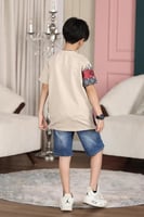 شورت ولادي جينز ازرق 2985