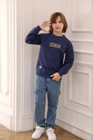 بلوفر اطفال شتوي بنفسجي 3023